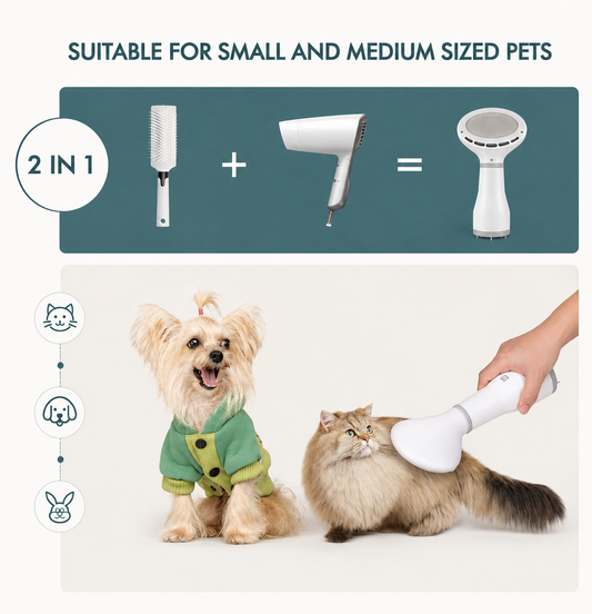 Gentle Heated Grooming Brush