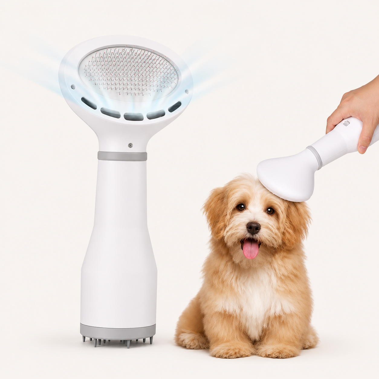 Gentle Heated Grooming Brush