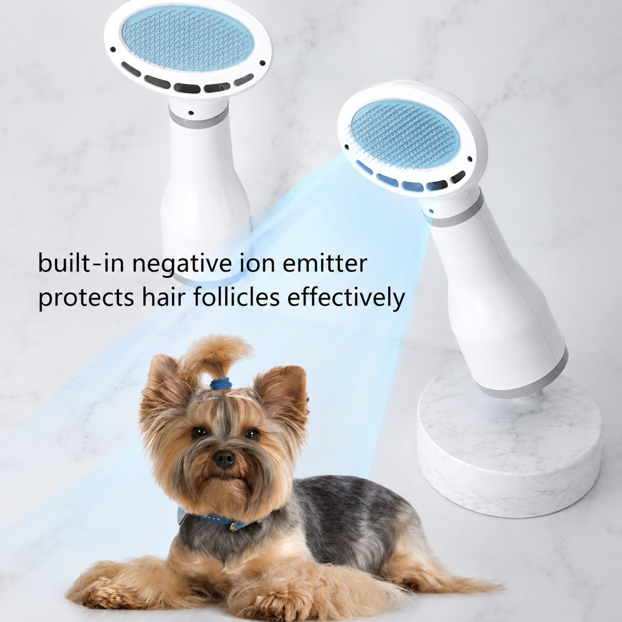 Gentle Heated Grooming Brush